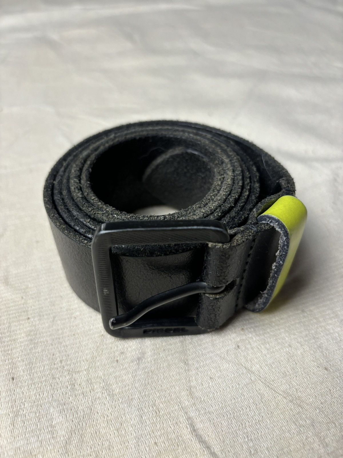 Diesel × Diesel Black Gold Diesel Black Leather Belt Size ONE SIZE - 1 Thumbnail