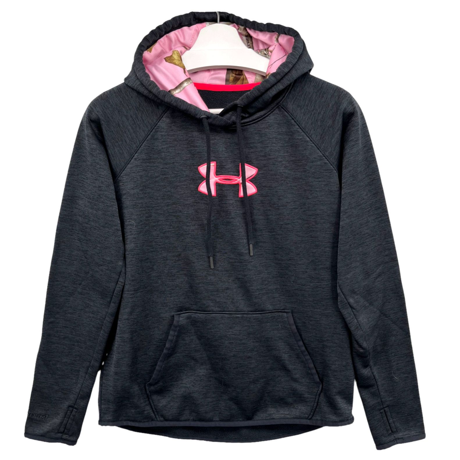 Under Armour Under Armour Women s Camo Big Pink Logo Realtree Pullover Hoodie Size Small Grailed