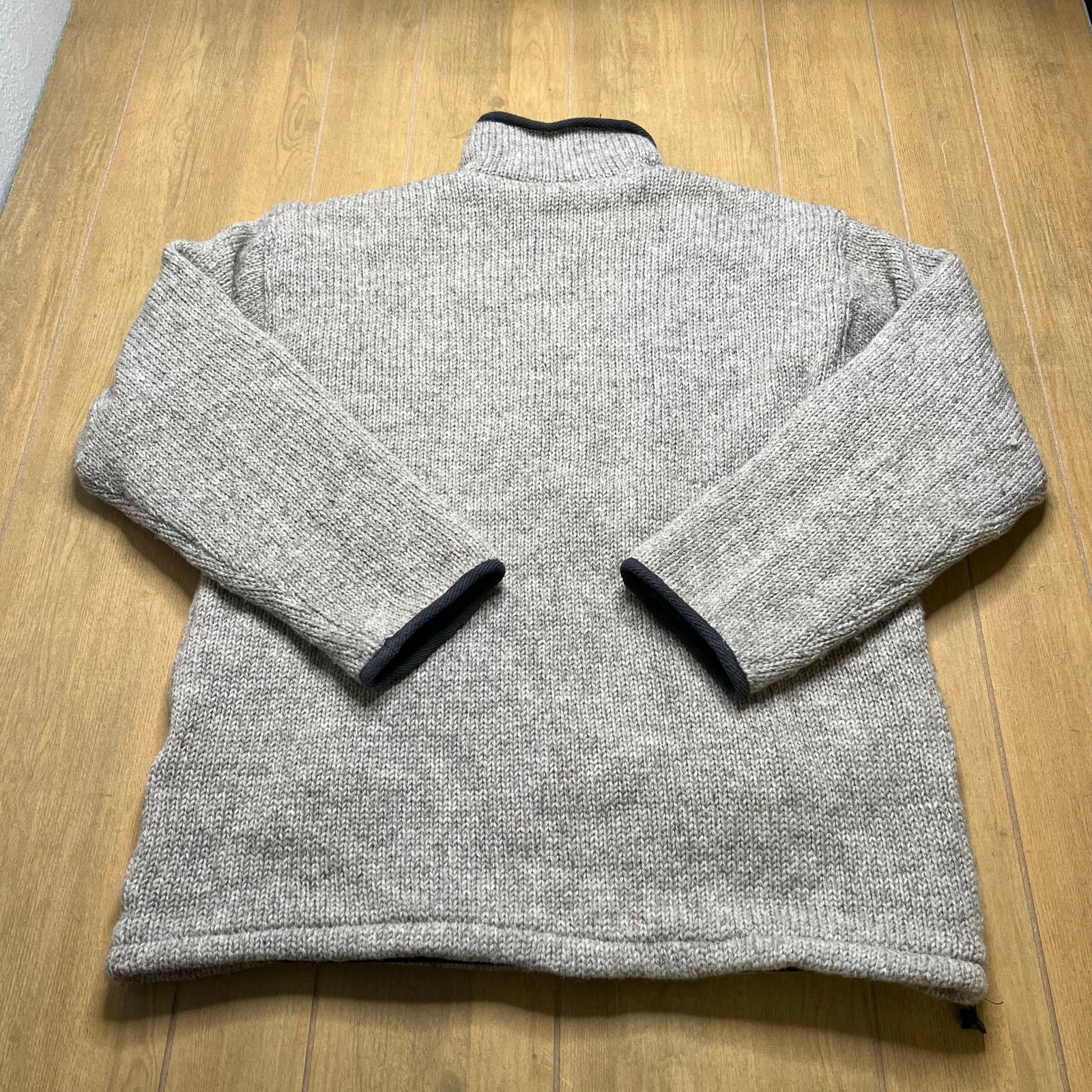 Vintage THC Natural Line Icelandic Pure Wool Sweater 1/4 Zip XXL Size US XXL / EU 58 / 5 - 7 Thumbnail