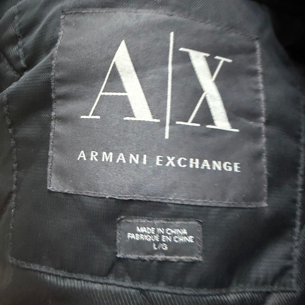 Armani Exchange Armani Exchange AX Quilted Bomber Jacket Large Black Size US L / EU 52-54 / 3 - 4 Thumbnail