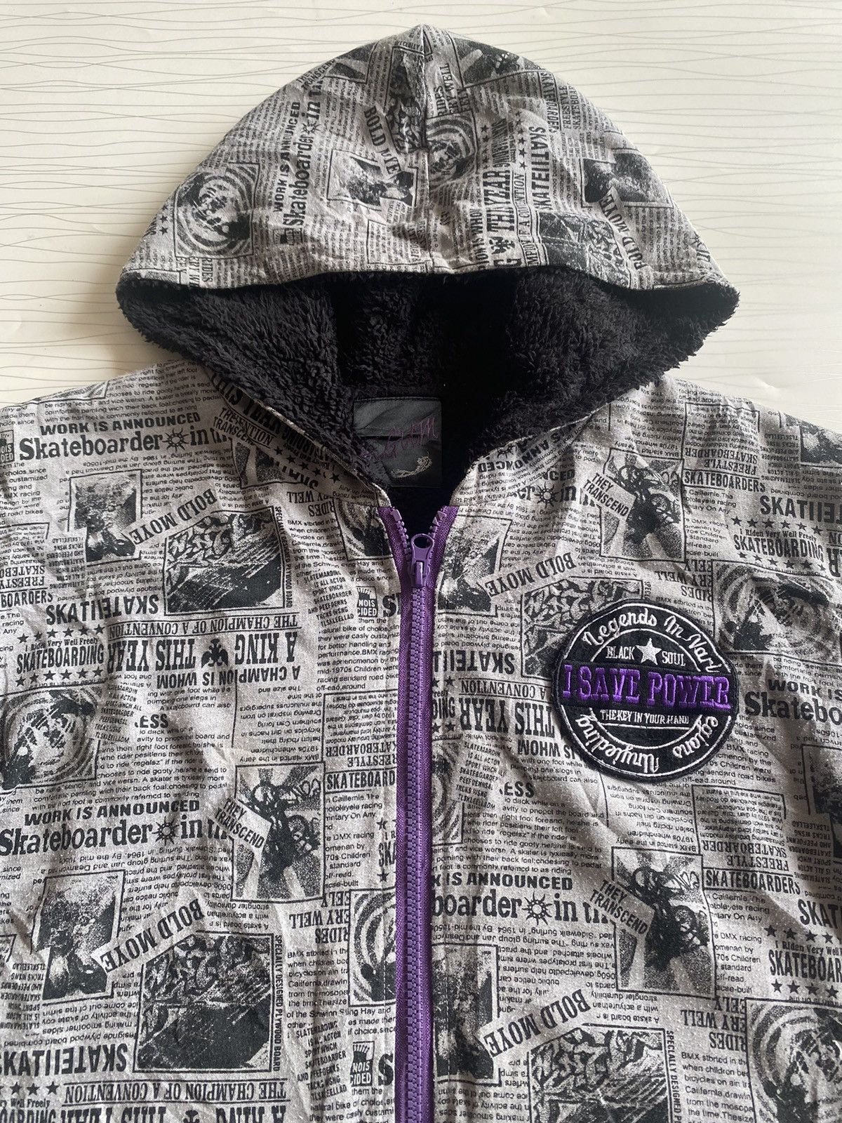 If Six Was Nine × Japanese Brand Japanese Begum Aop Fleece Hooded Zip Size US M / EU 48-50 / 2 - 4 Thumbnail