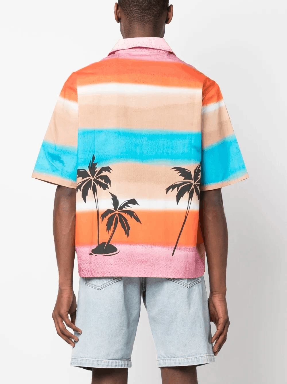 Other Palm Tree-Print Shirt – Tropical Casual Resort Style Size US M / EU 48-50 / 2 - 2 Thumbnail