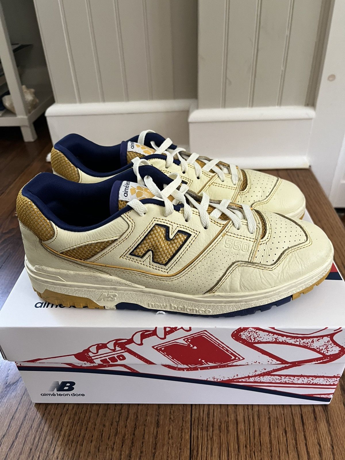 Aime Leon Dore × New Balance New Balance 550 Amie Leon Dore Size US 12 / EU 45 - 2 Thumbnail