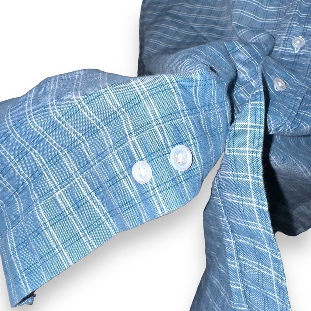 Brooks Brothers Brooks Brothers Made in USA Teal & White Oxford Button Down Size US XL / EU 56 / 4 - 6 Thumbnail
