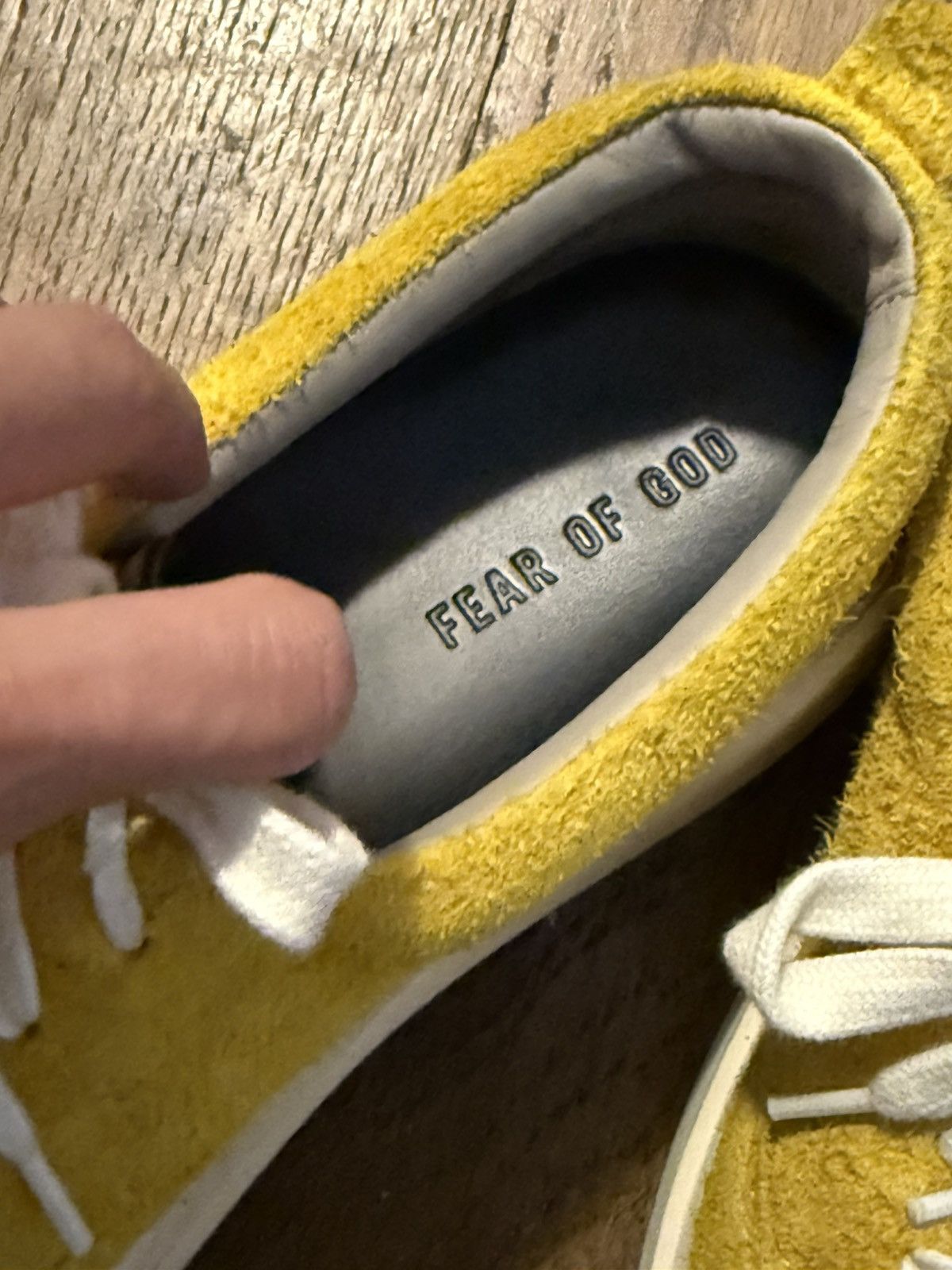 Fear of God Fear of God suede skate lows yellow Size US 7 / EU 40 - 3 Thumbnail
