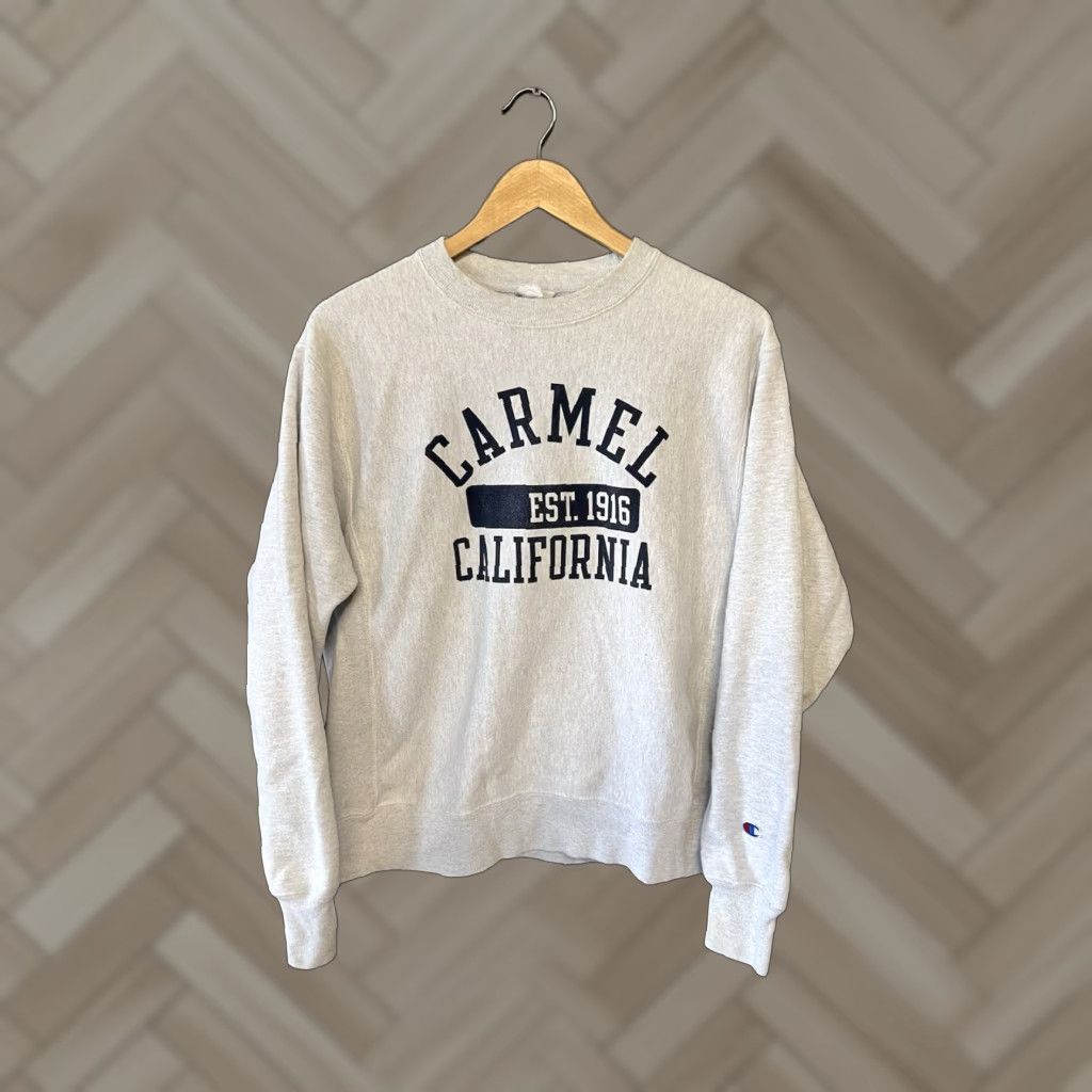 Champion VINTAGE Champion Reverse Weave Sweatshirt Gray Women’s Medium Pullover 21x25 Reversible Activewear Size M / US 6-8 / IT 42-44 - 1 Thumbnail
