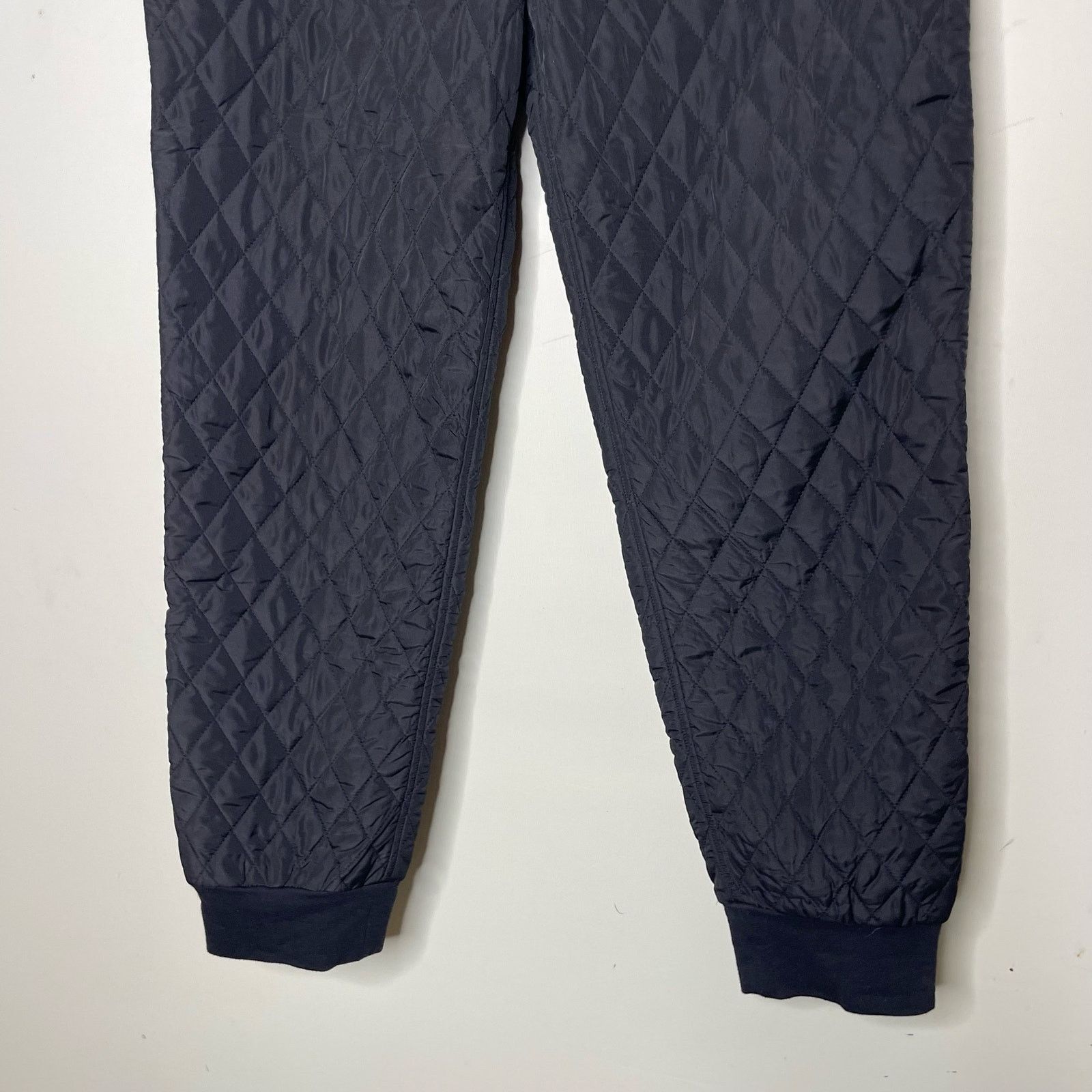 Norma Kamali Norma Kamali Quilted Crop Sweat Pants Black Womens 34 Medium Size 28" / US 6 / IT 42 - 3 Thumbnail