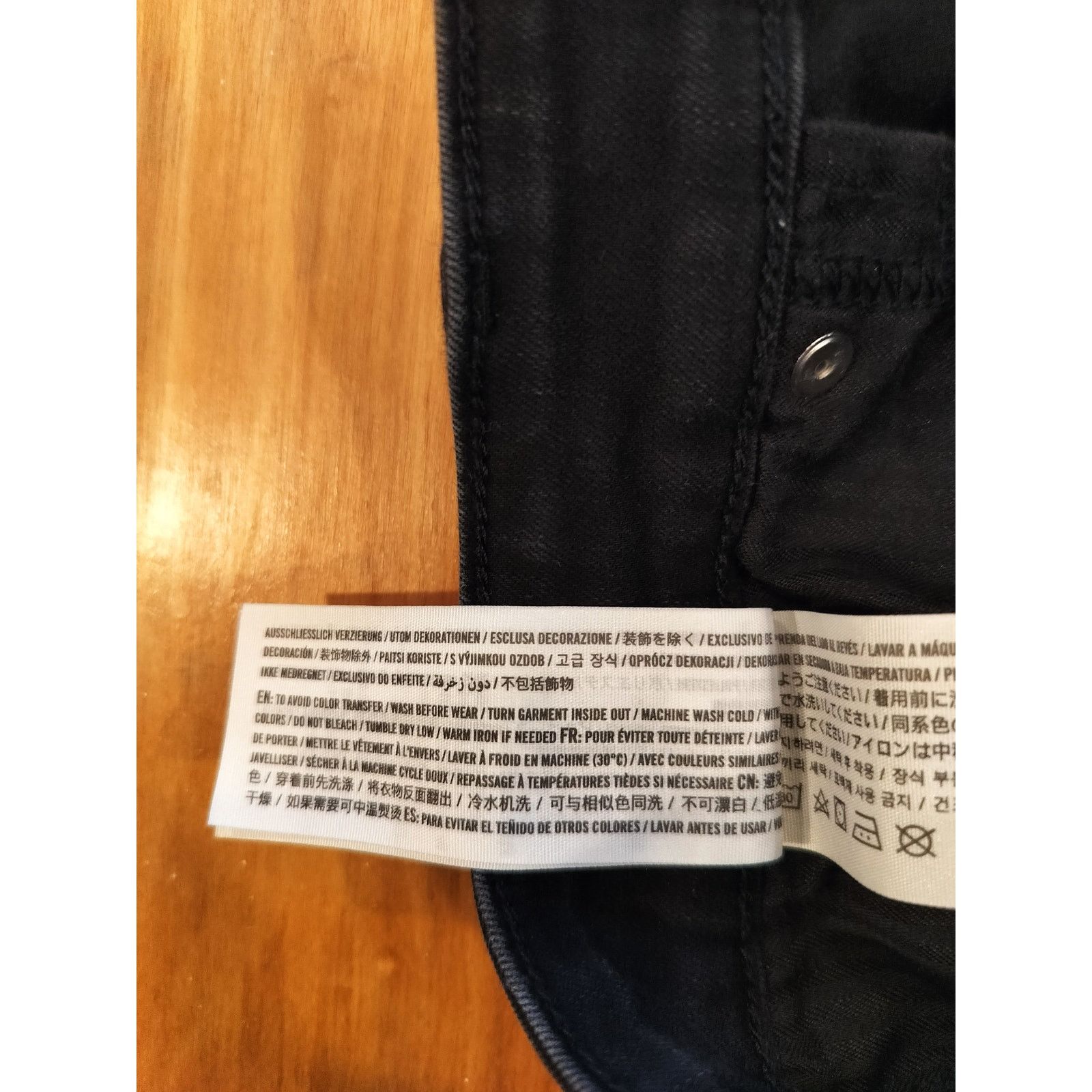 Abercrombie & Fitch Abercrombie Simone High Rise Super Skinny Black 14R Size 36" / US 14 / IT 50 - 10 Thumbnail