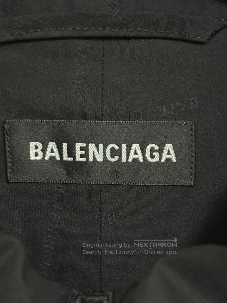 Balenciaga Balenciaga Logo Embroidered Black and White Jacket. Size US S / EU 44-46 / 1 - 4 Thumbnail
