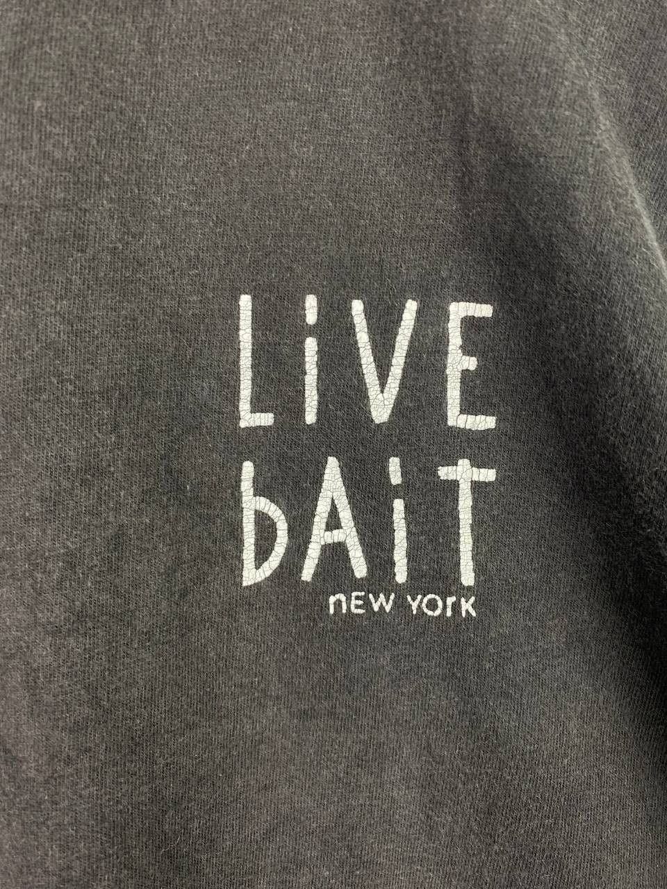 Vintage vintage 90s live bait new york tee sunfaded Size US XL / EU 56 / 4 - 2 Thumbnail
