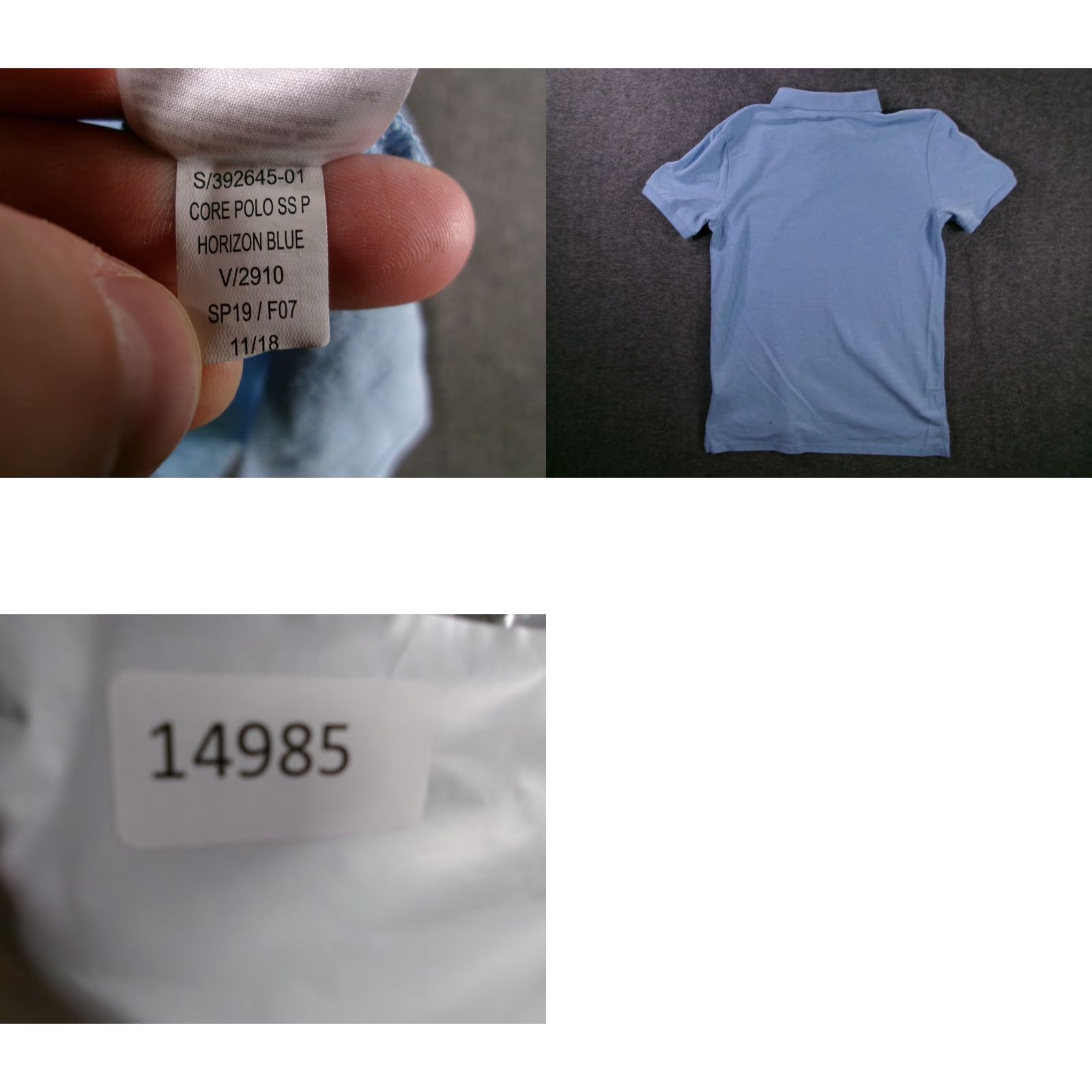 Old Navy Old Navy Polo Mens S Horizon Blue Short Sleeve Built In Flex Core Polo Stretch Size US S / EU 44-46 / 1 - 8 Thumbnail