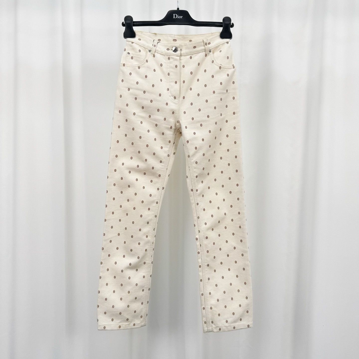 Hermes Hermes Pig Nose All-Over Print Jeans Size US 34 / EU 50 - 1 Thumbnail