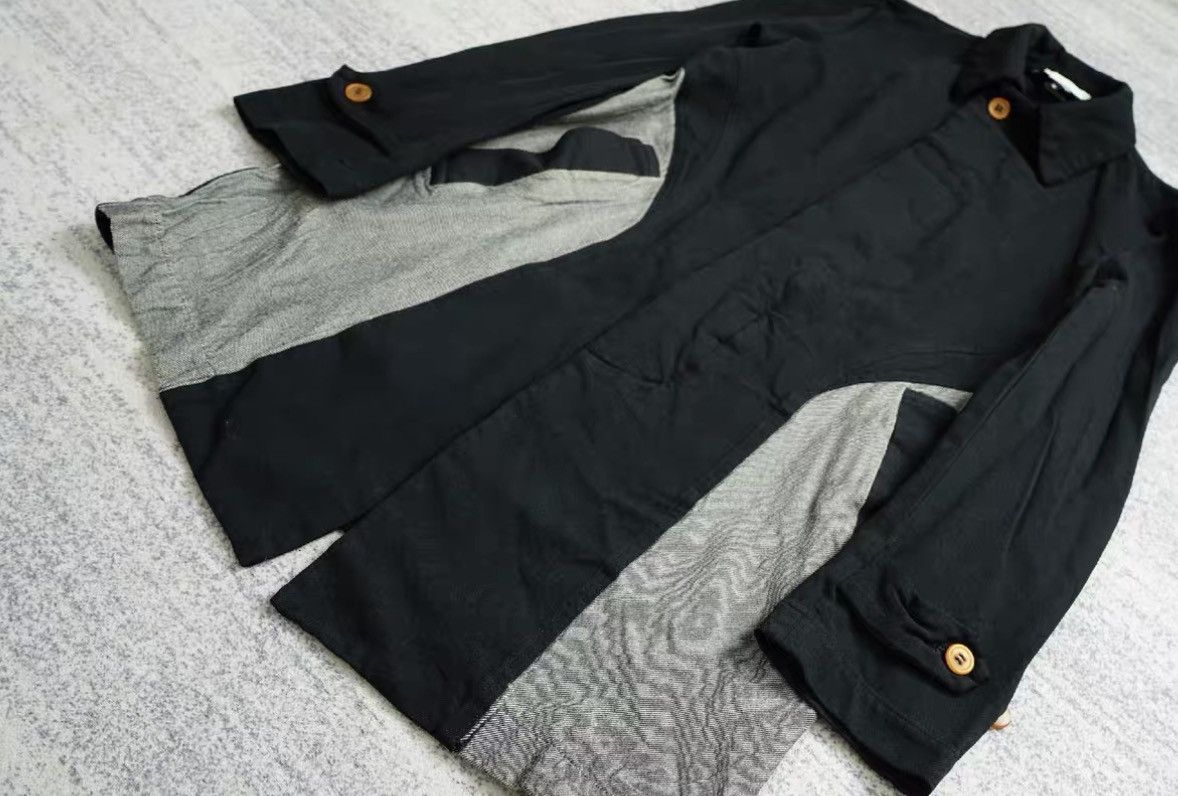 Comme des Garcons Comme des Garçons Polyester Paneled Mid-Long Coat Size US S / EU 44-46 / 1 - 2 Thumbnail