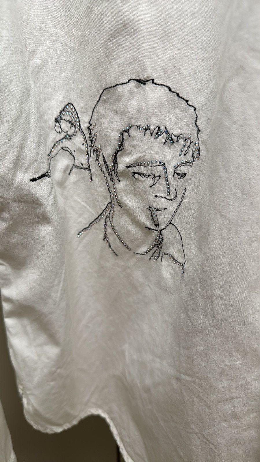 Dior DIOR VINTAGE Christian Dior x Duncan Grant White Dress Shirt Size US M / EU 48-50 / 2 - 2 Thumbnail