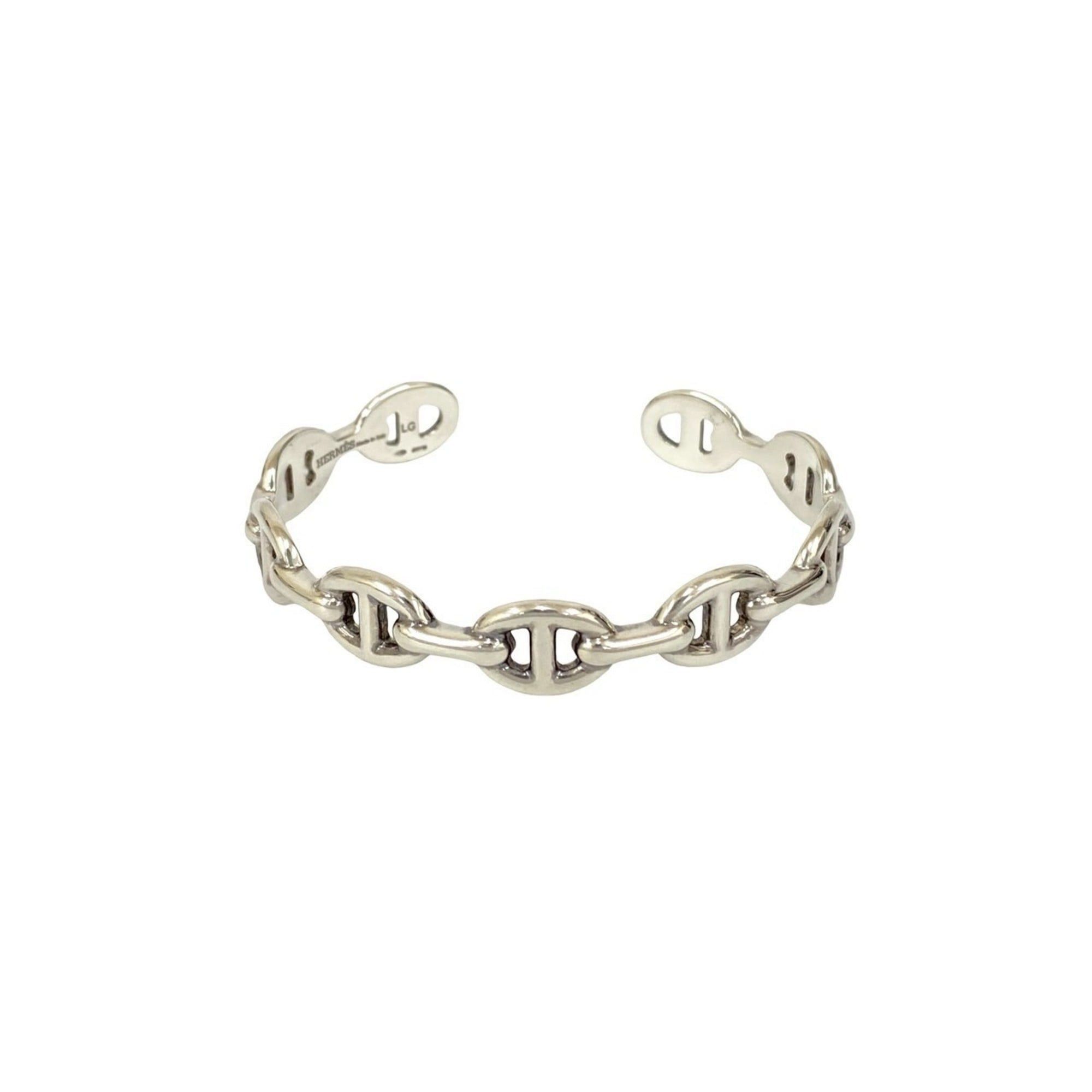 Hermes HERMES Ancienne Bangle Bracelet in Silver 925 (70333) Size ONE SIZE - 1 Thumbnail