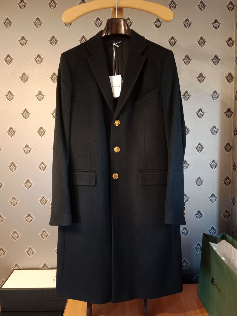 Givenchy NWT Givenchy Wool Cashmere Coat Size US L / EU 52-54 / 3 - 1 Thumbnail