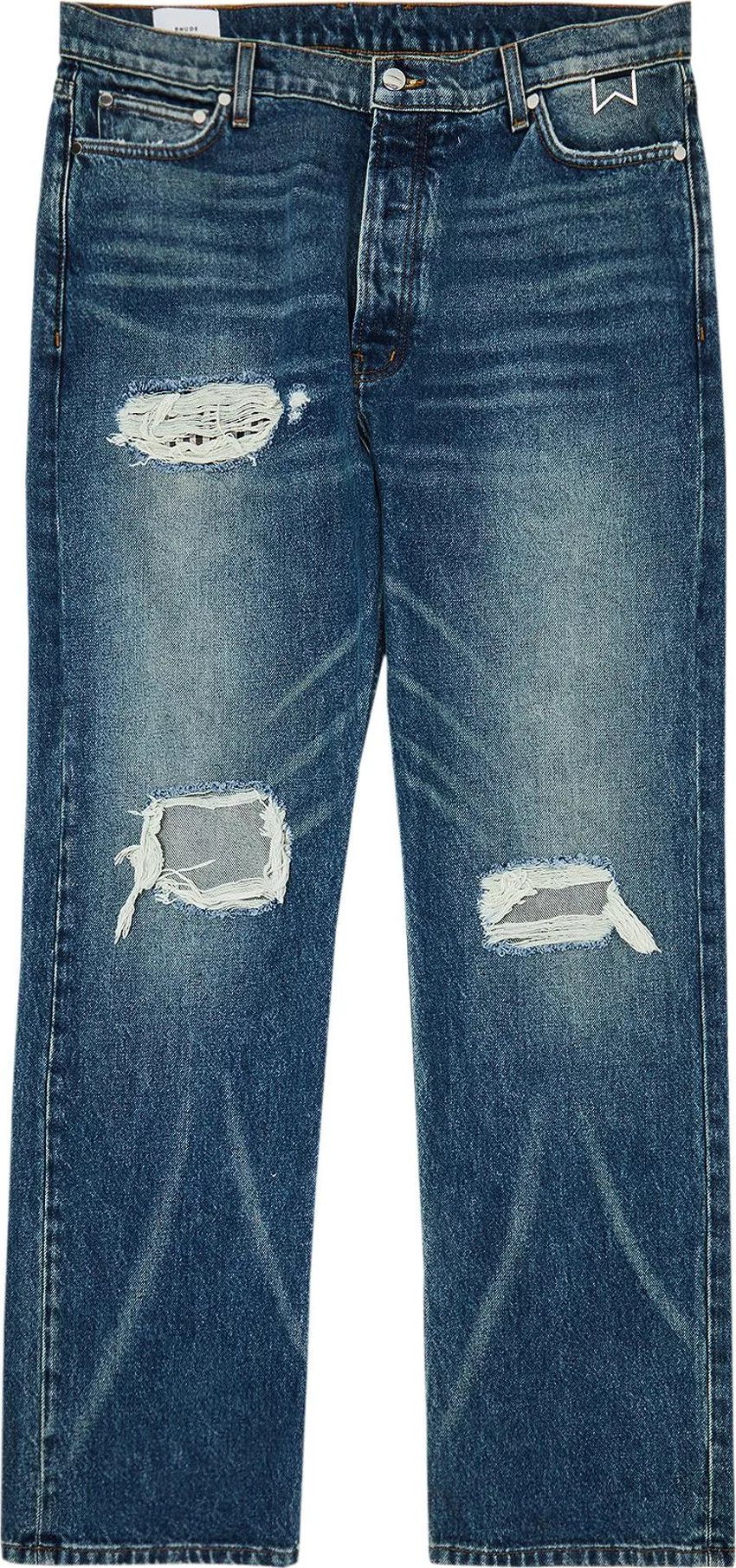 Rhude Rhude Boxer Denim Jeans Size US 33 - 1 Thumbnail