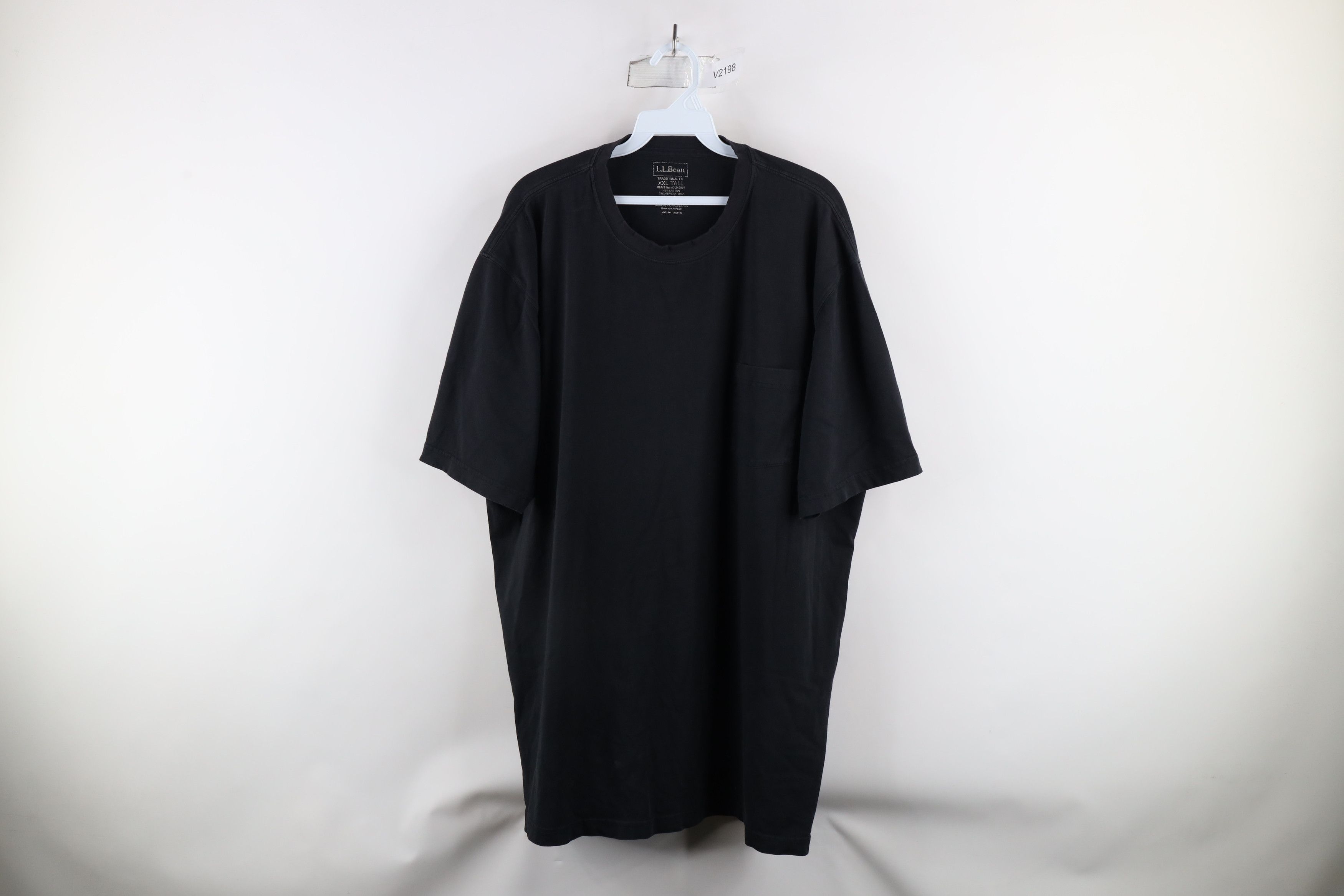 L.L. Bean × Vintage Vintage LL Bean Heavyweight Pocket T-Shirt Black Cotton Size US XXL / EU 58 / 5 - 1 Thumbnail