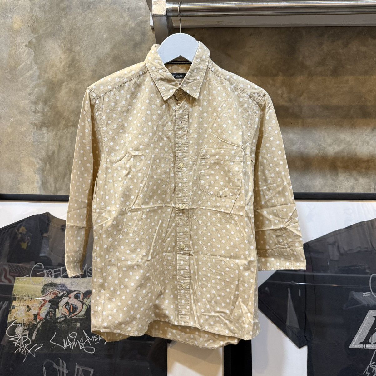 Japanese Brand Ciao indenture Polkadot Japan Shirt Size L / US 10 / IT 46 - 1 Thumbnail