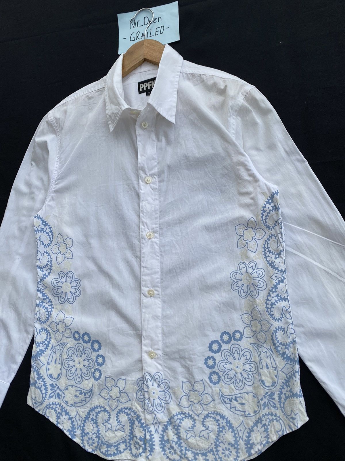 PPFM Rare PPFM White Button Shirt Size US S / EU 44-46 / 1 - 6 Thumbnail
