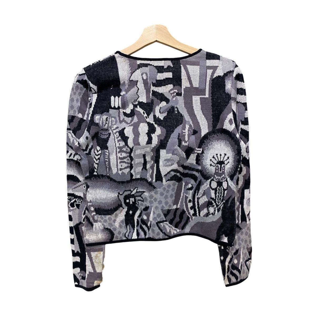 Kenzo Kenzo Vintage Tribal Crewneck Knitwear Rare Archival Piece Size US M / EU 48-50 / 2 - 2 Thumbnail