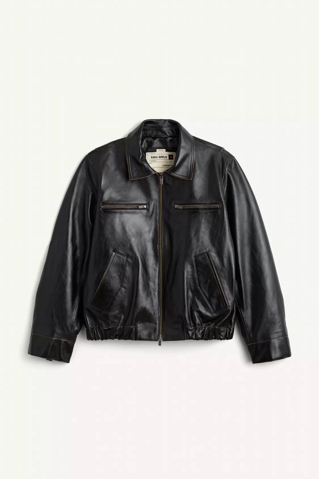 Zara LTHR BKR JKTC Size US S / EU 44-46 / 1 - 1 Thumbnail