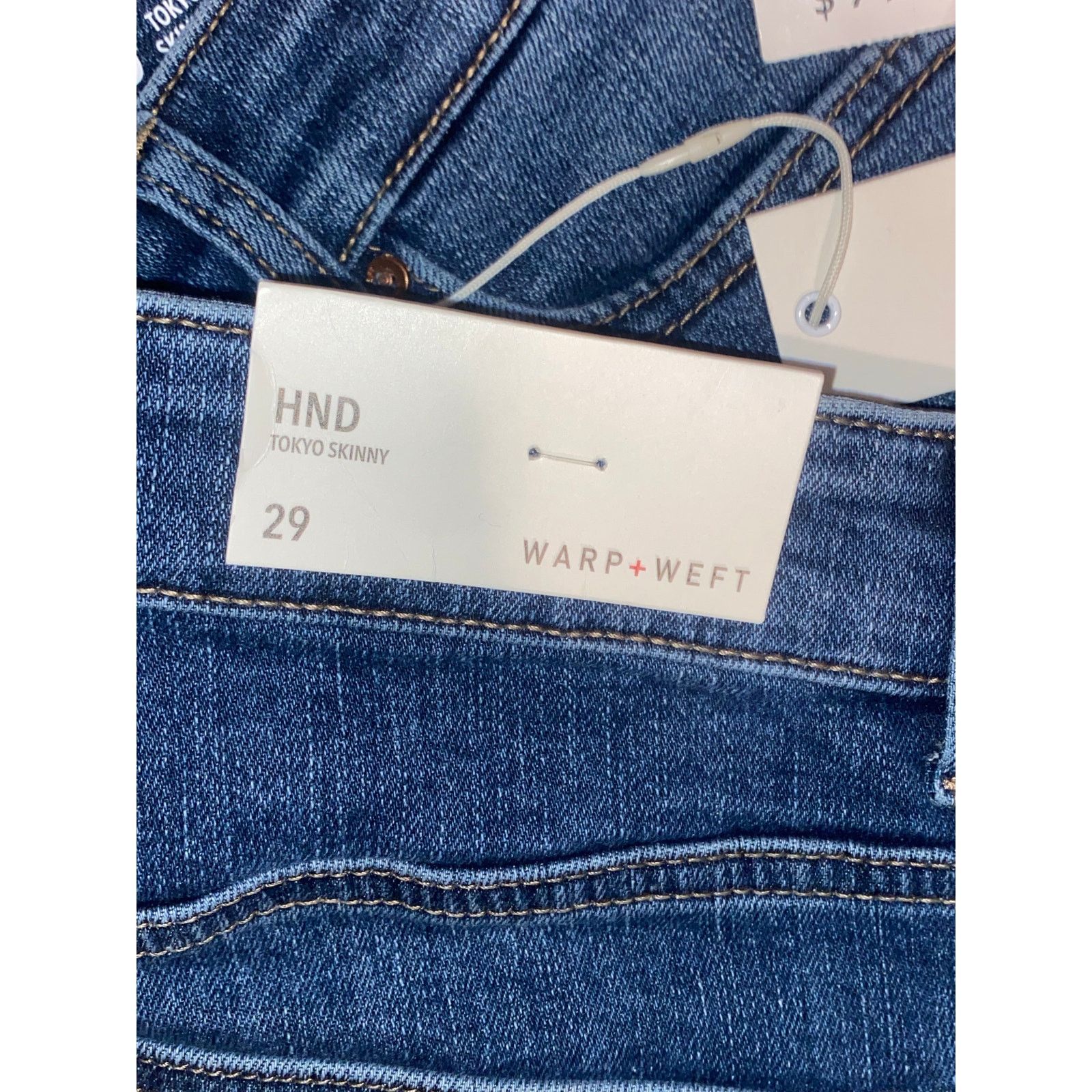 Warpweft Company NEW WARP + WEPT 29 x 32 Tokyo Skinny Jeans Men Size US 29 - 5 Thumbnail