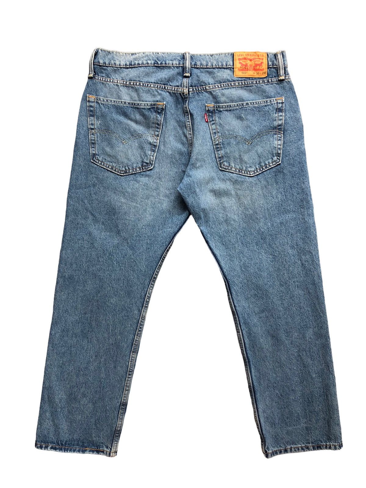 Levi's Vintage Levi's 502 Distressed Ripped Denim Jeans Size US 37 - 9 Thumbnail