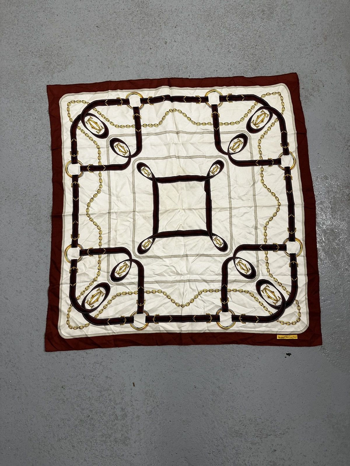 Cartier Must De Cartier Silk Scarf Size ONE SIZE - 1 Thumbnail