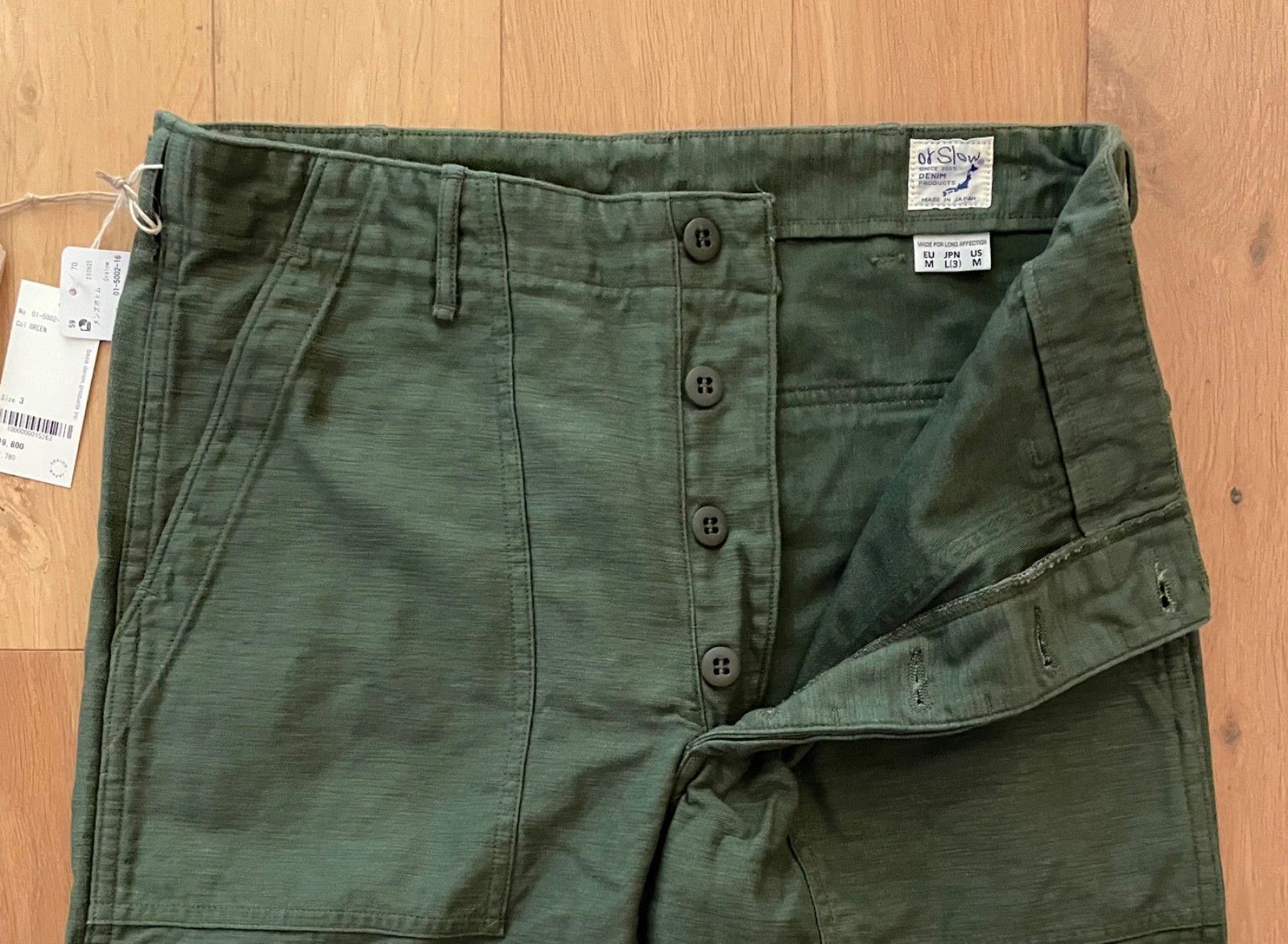 Orslow orSlow US Army Fatigue Pants Size 3 Regular Fit Size US 34 / EU 50 - 3 Thumbnail
