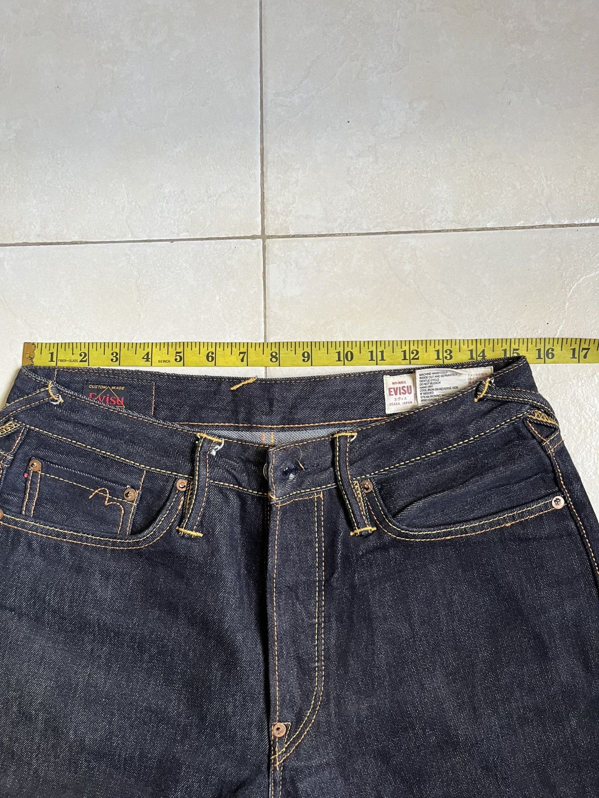 Evisu Evisu diacock jeans Size US 33 - 12 Thumbnail