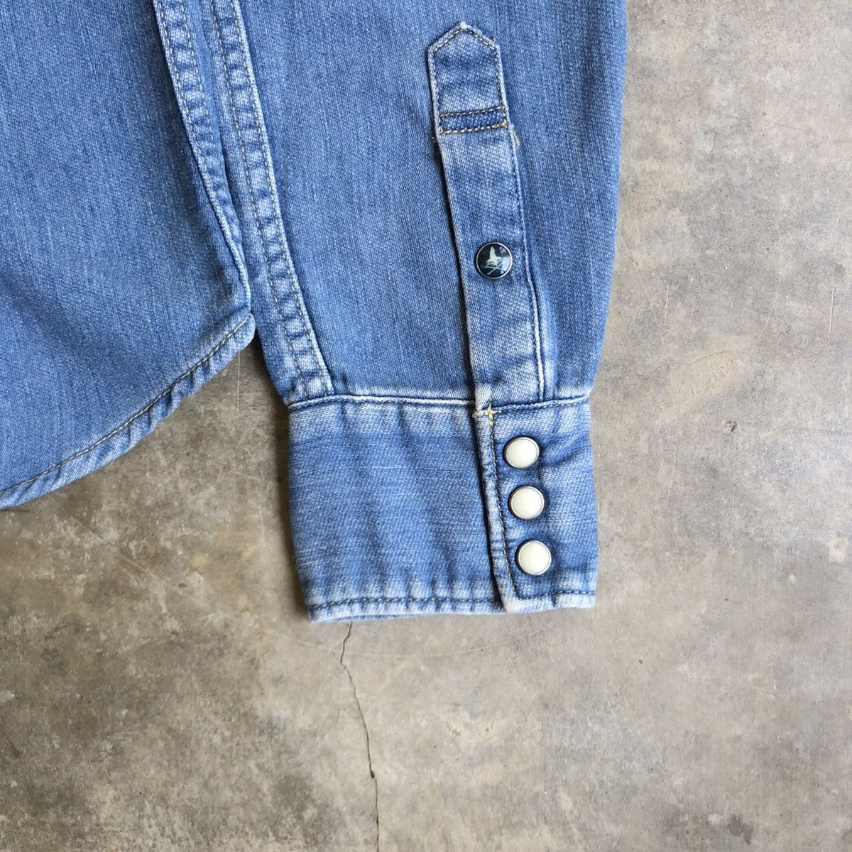 Hysteric Glamour Vintage Hysteric Glamour Western Shirt Denim Blue Jeans Size US S / EU 44-46 / 1 - 10 Thumbnail