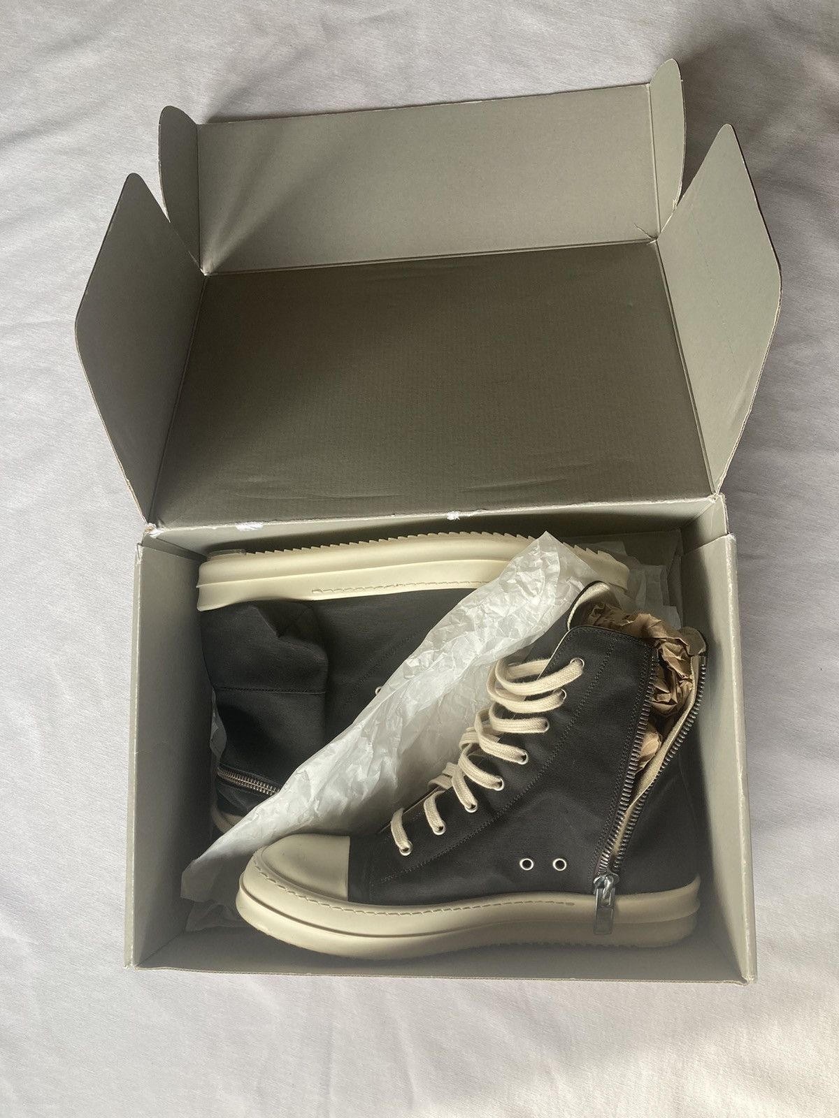 Rick Owens Rick Owens DRKSHDW Cargo Pocket Ramones Sneaker Size US 10 / EU 43 - 5 Thumbnail