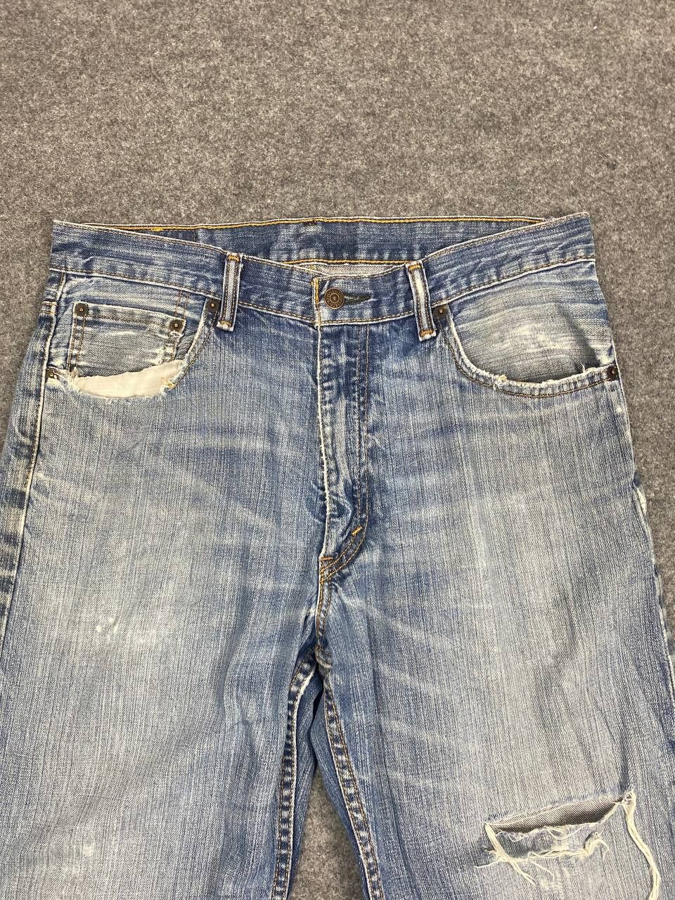 Levi's levis 550 relaxed fit distressed denim Size US 36 / EU 52 - 8 Thumbnail