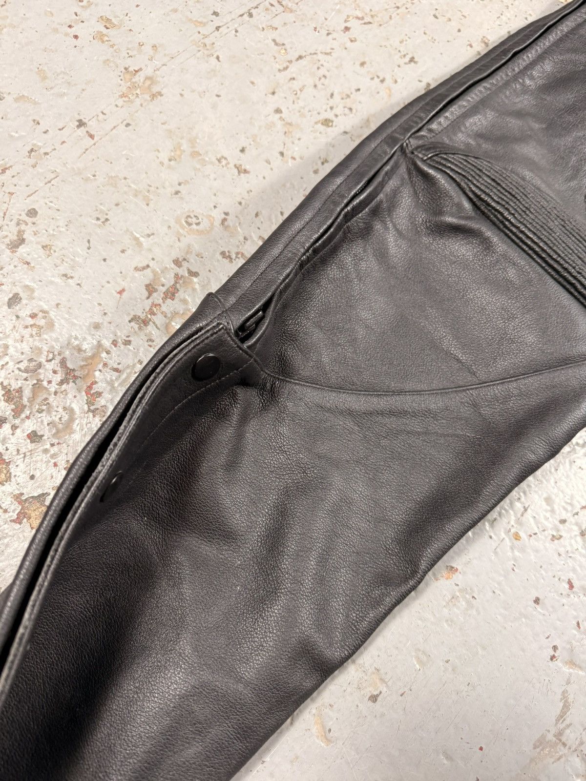 Other Vintage Flaming Skull Leather Pants Size US 30 / EU 46 - 3 Thumbnail