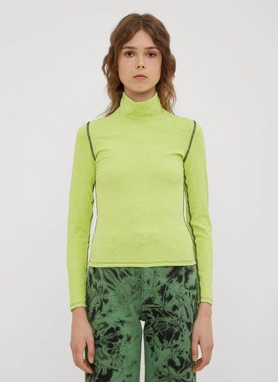 Eckhaus Latta Eckhaus Latta Floral Stretch Mock Neck Top Size S / US 4 / IT 40 - 2 Thumbnail
