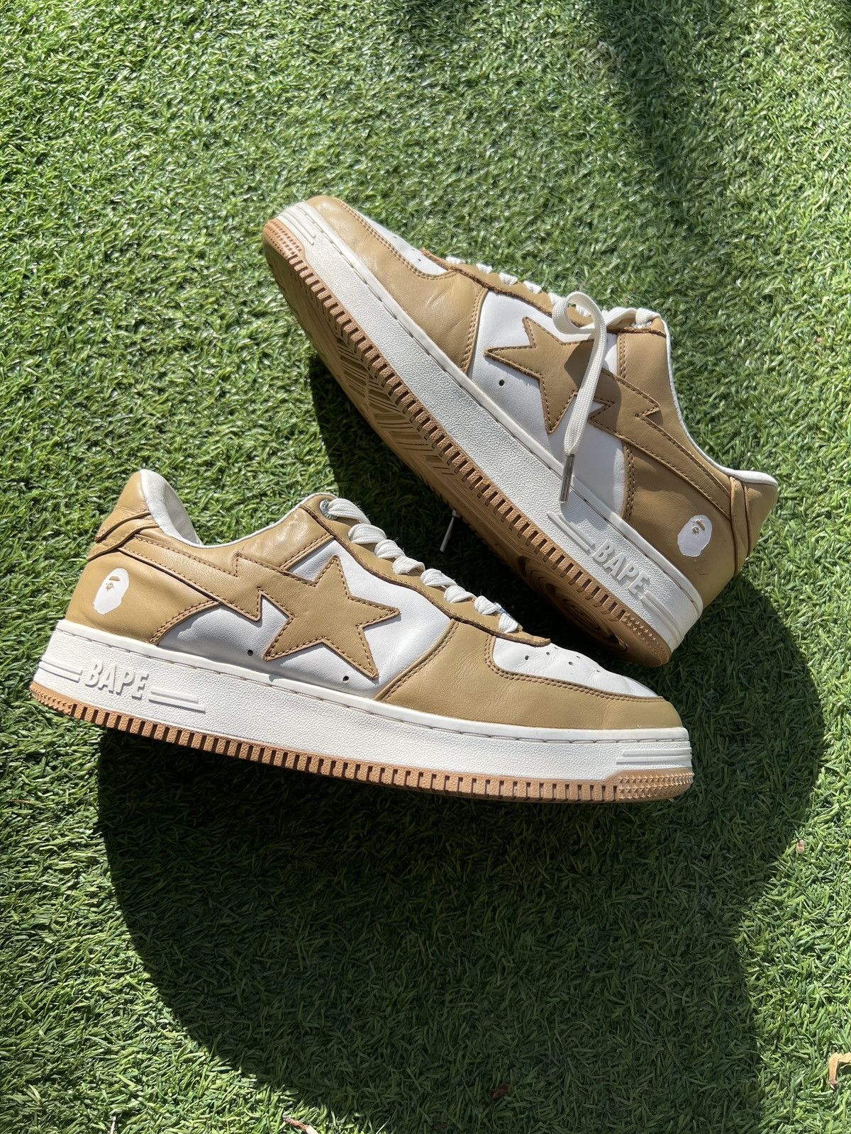 Bape Bape Sta Low Beige Size US 9.5 / EU 42-43 - 1 Thumbnail