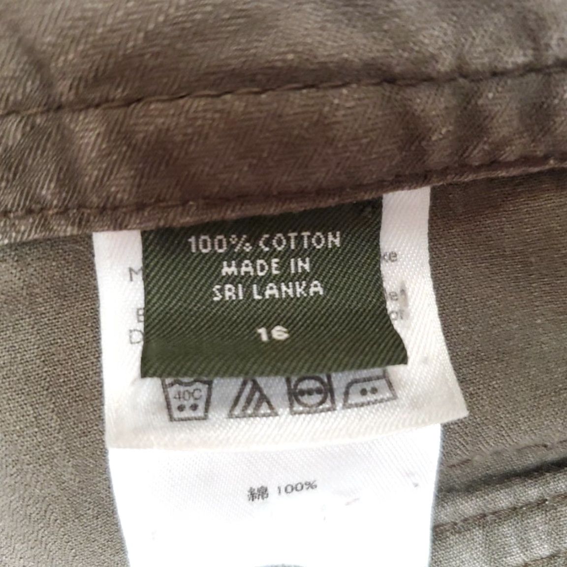 Eddie Bauer VINTAGE Eddie Bauer Pants Women 16 Green Cargo Capri Flat Front Lightweight Outdoor Gorp Size 38" / US 16 / IT 52 - 4 Thumbnail