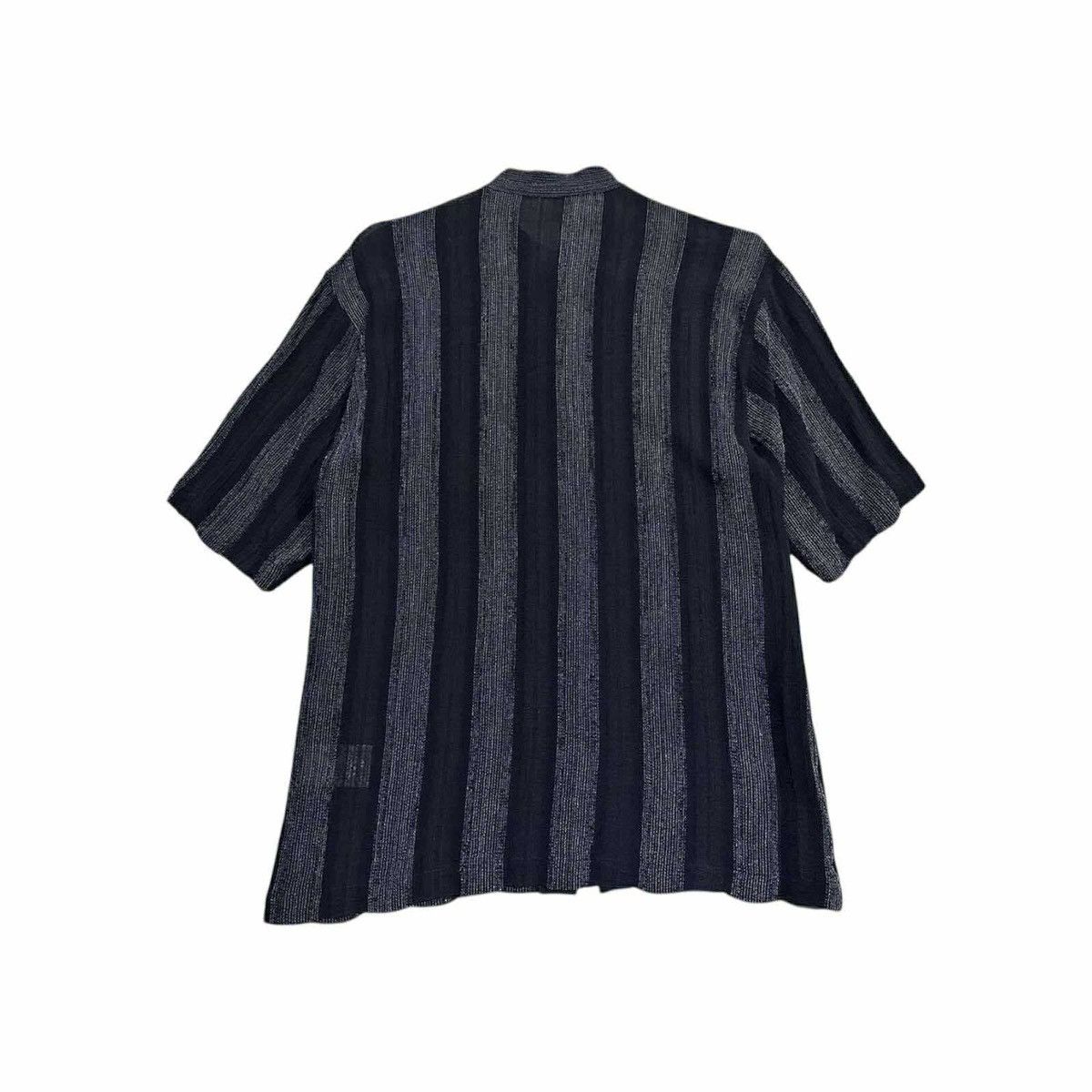 Japanese Brand 🔥Japanese Vintage Cosso Striped Rayon Shirt Mandarin Collar Size US M / EU 48-50 / 2 - 7 Thumbnail