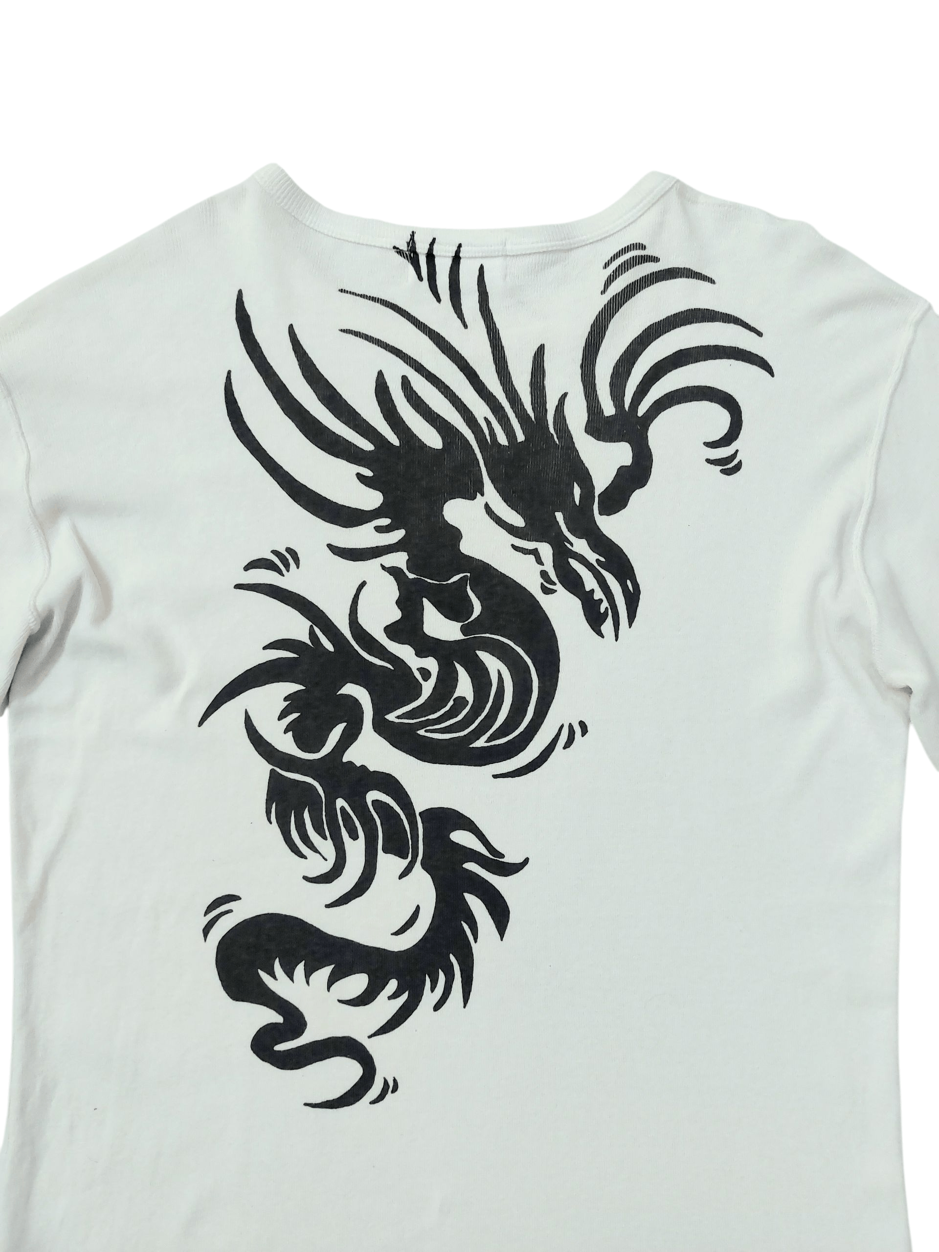 Avirex Avirex Beast Skulls Dragon Long Shirts Size US XL / EU 56 / 4 - 11 Thumbnail