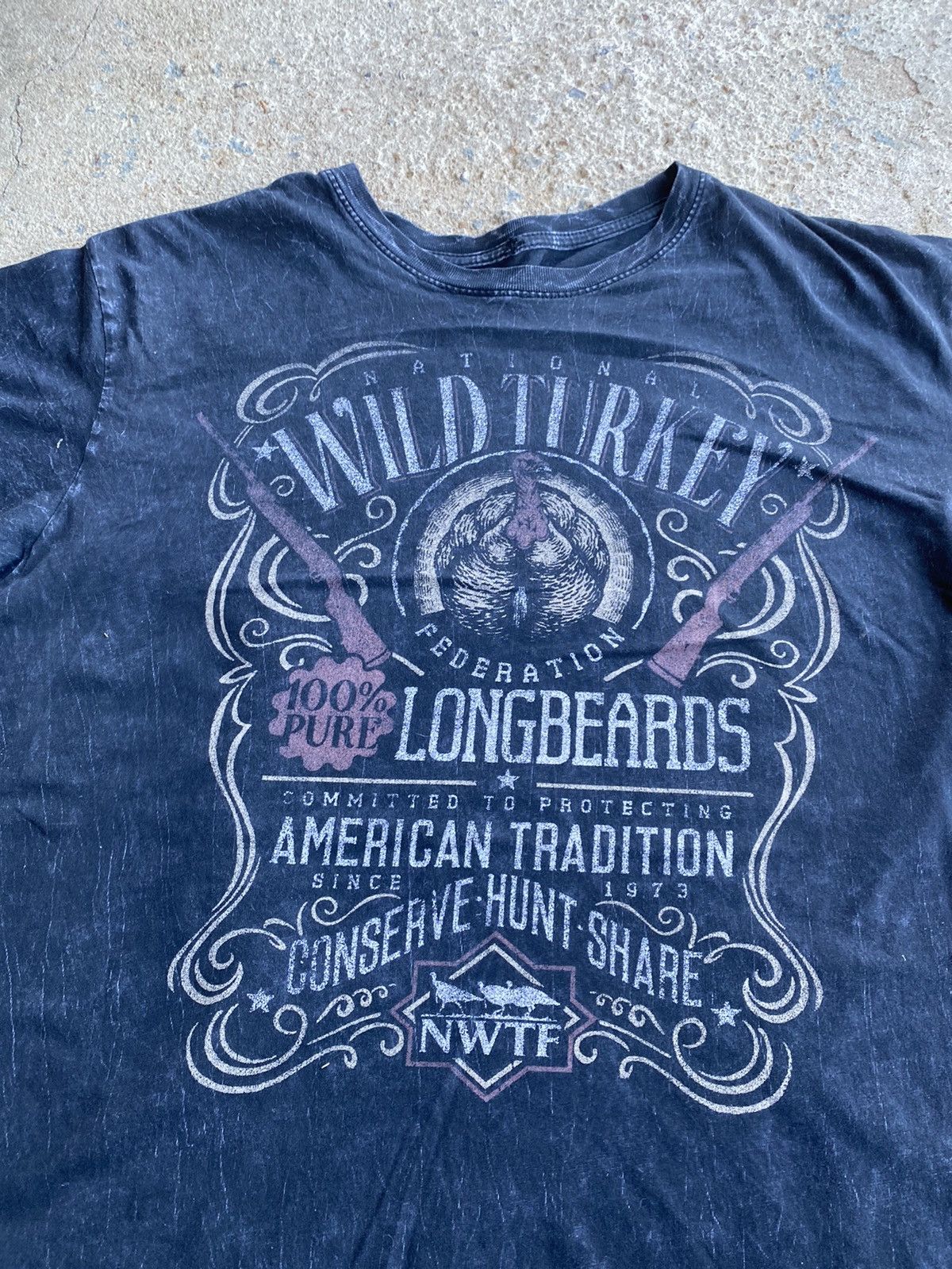 Affliction × Japanese Brand × Vintage Vintage Y2K Affliction Wild Turkey Shirt Size US M / EU 48-50 / 2 - 4 Thumbnail