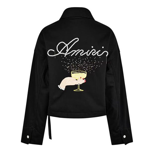 Amiri o1g2r1mq0824 Jacket in Black Size M / US 6-8 / IT 42-44 - 2 Thumbnail