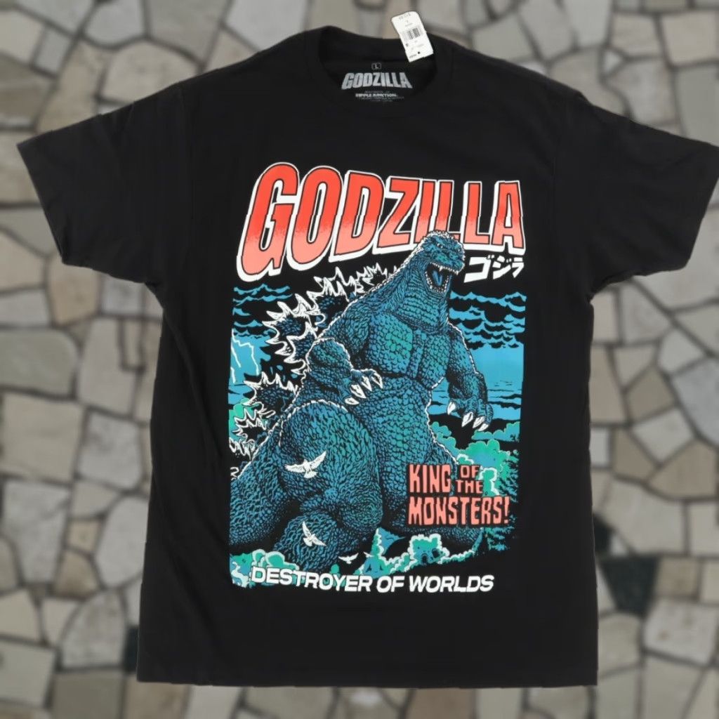 Doublet Godzilla Shirt Black Men's L Double-Sided Solid Crew Neck T-Shirt Size US L / EU 52-54 / 3 - 1 Thumbnail