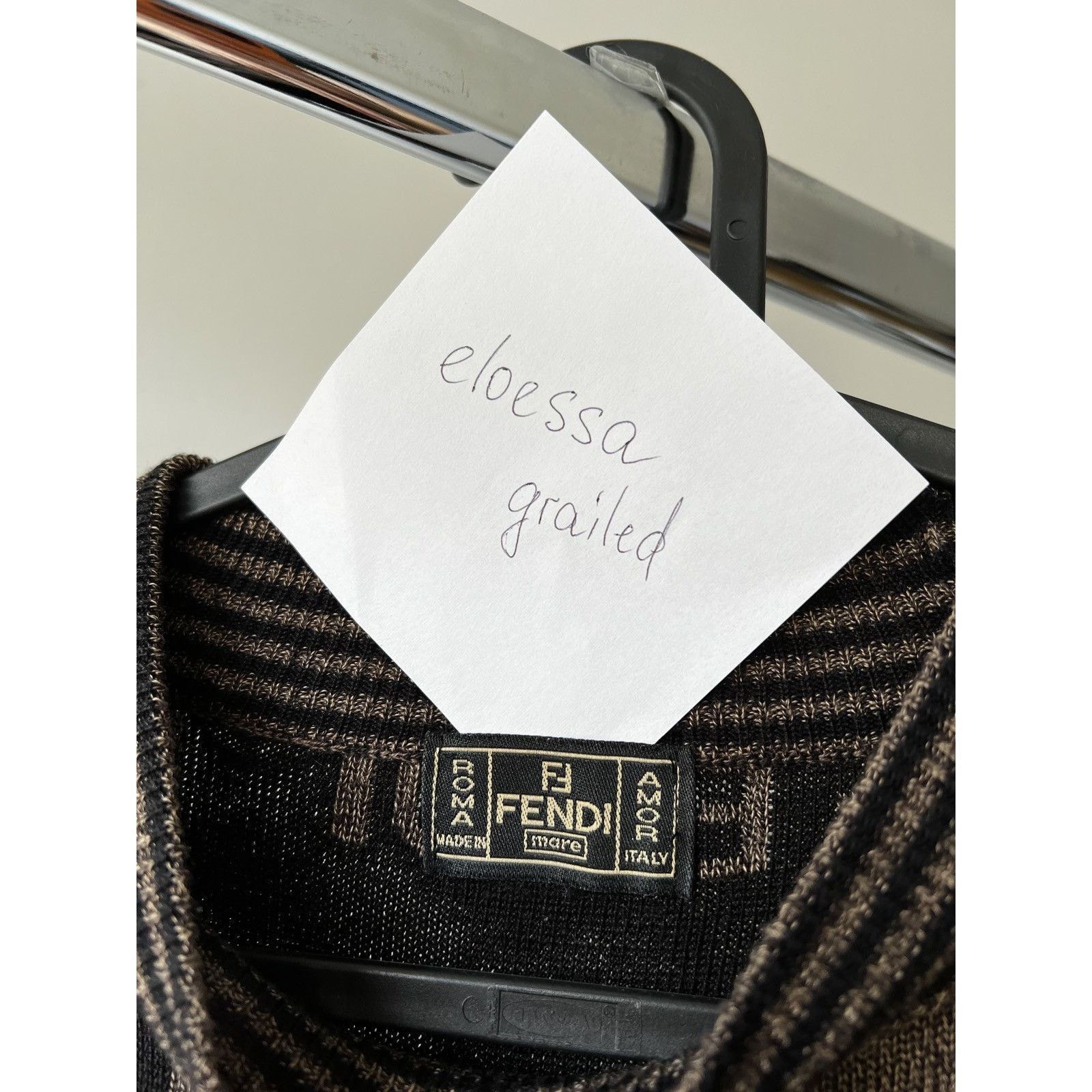 Fendi Fendi zucca ff monogram vintage wool sweater Size US S / EU 44-46 / 1 - 5 Thumbnail