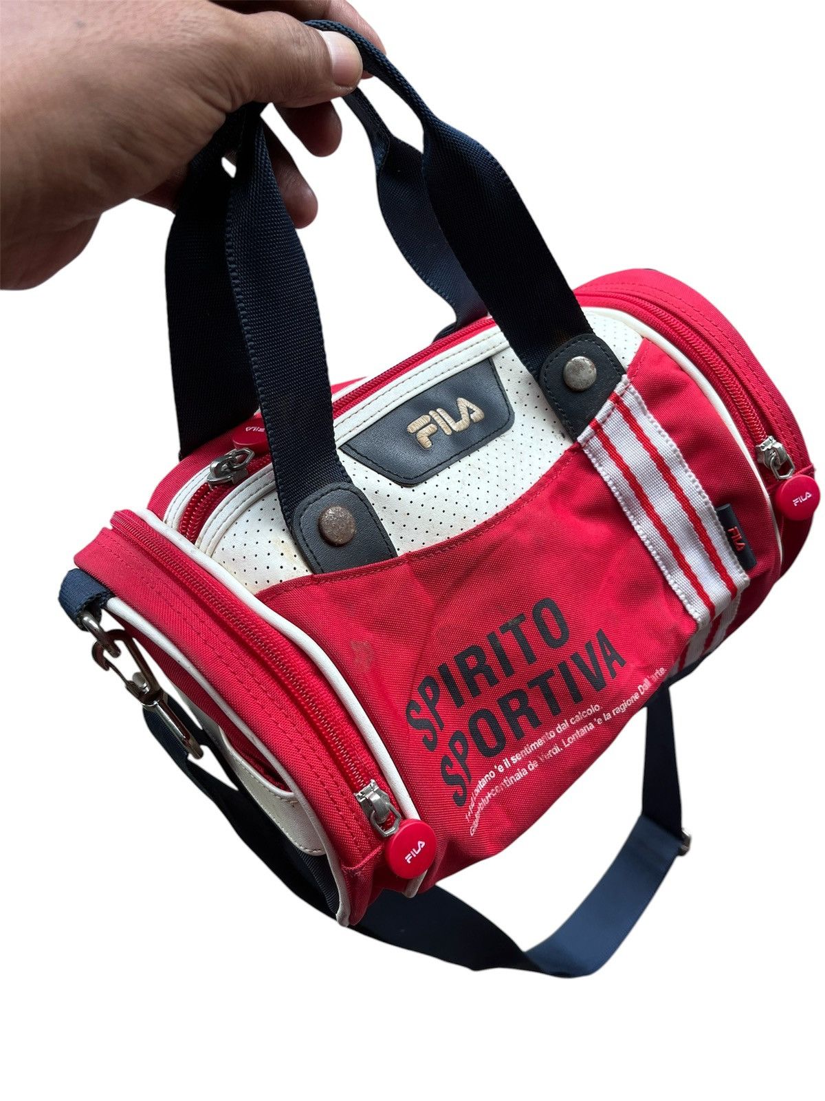 Fila VTG 2007 Fila "Spirito Sportivo" Mini Duffle Sling Bag Y2K Size ONE SIZE - 3 Thumbnail