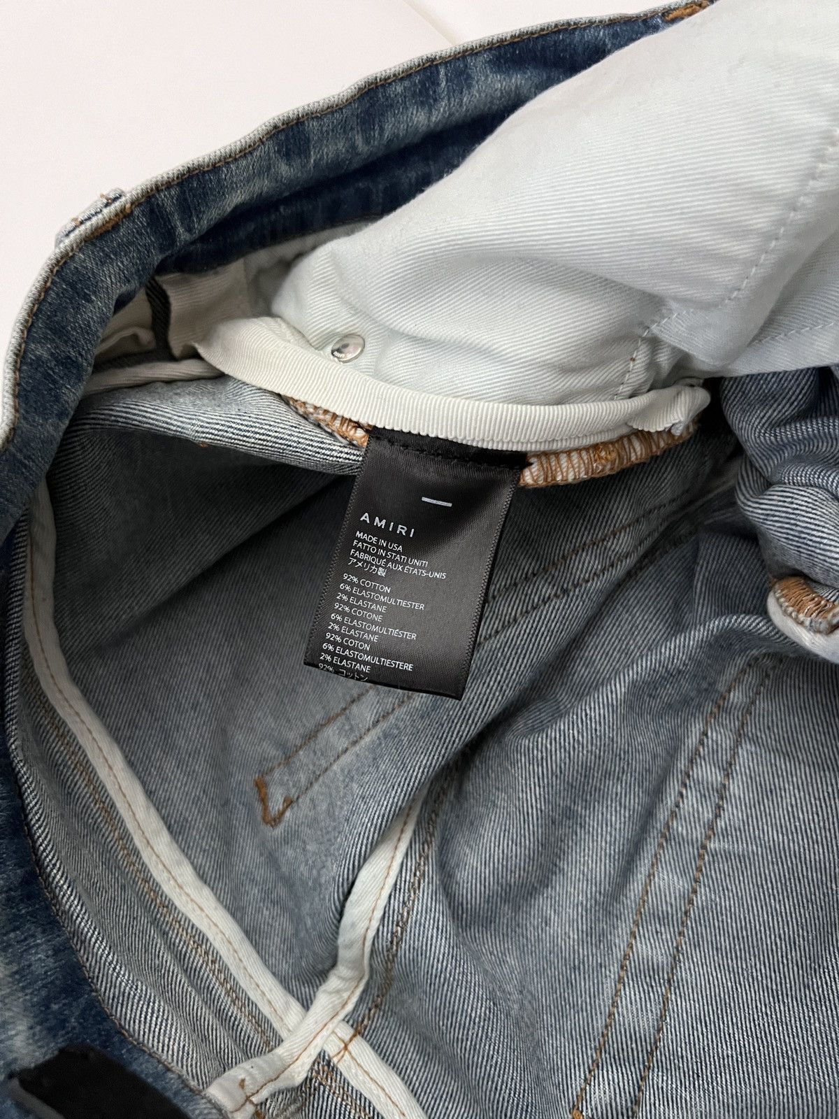 Amiri Amiri indigo mx1 jeans Size US 34 / EU 50 - 5 Thumbnail