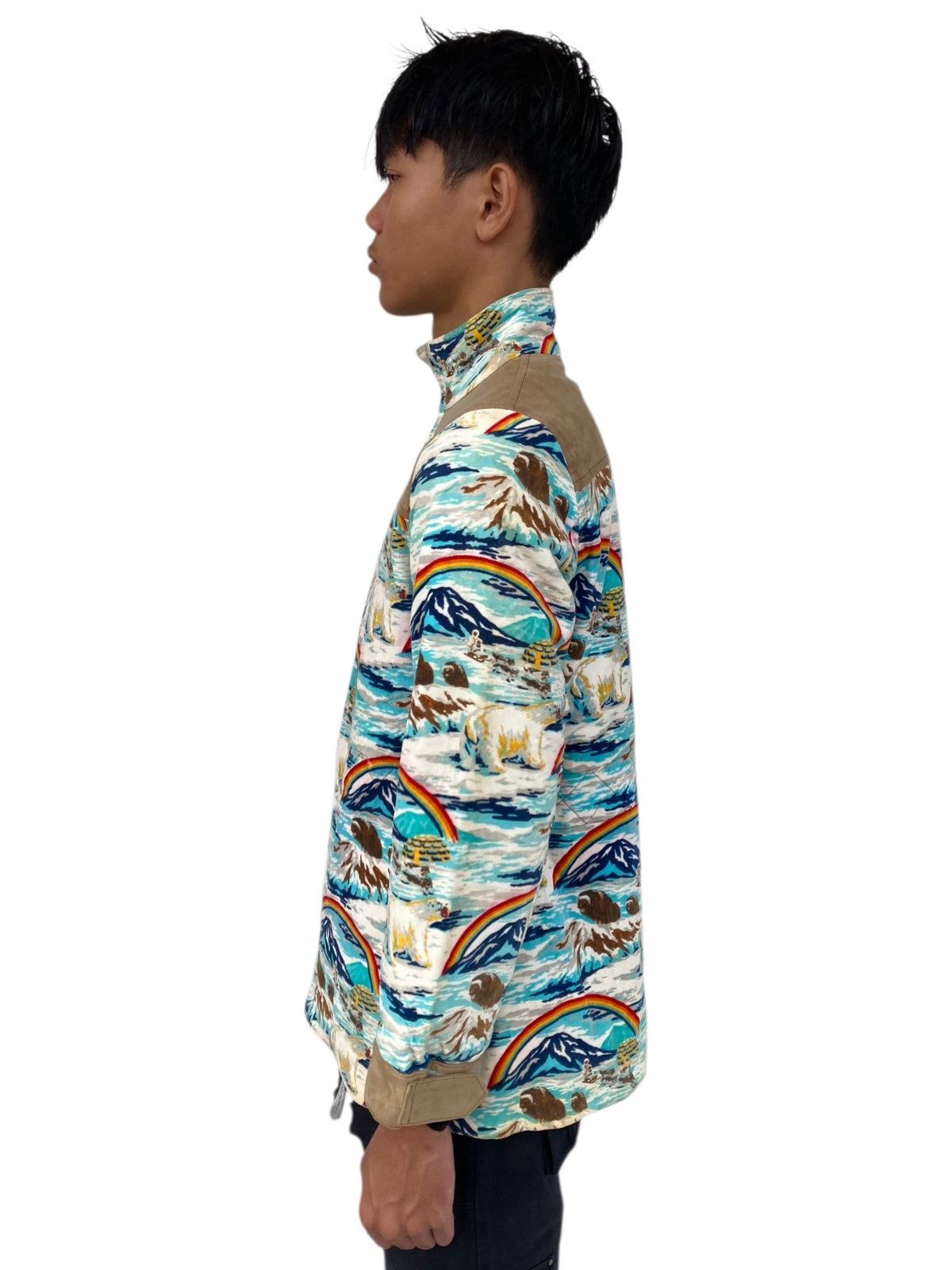 Hysteric Glamour 1980s Ozone Community - Printed Es Kimo & Polar Bear Jacket Size US M / EU 48-50 / 2 - 3 Thumbnail