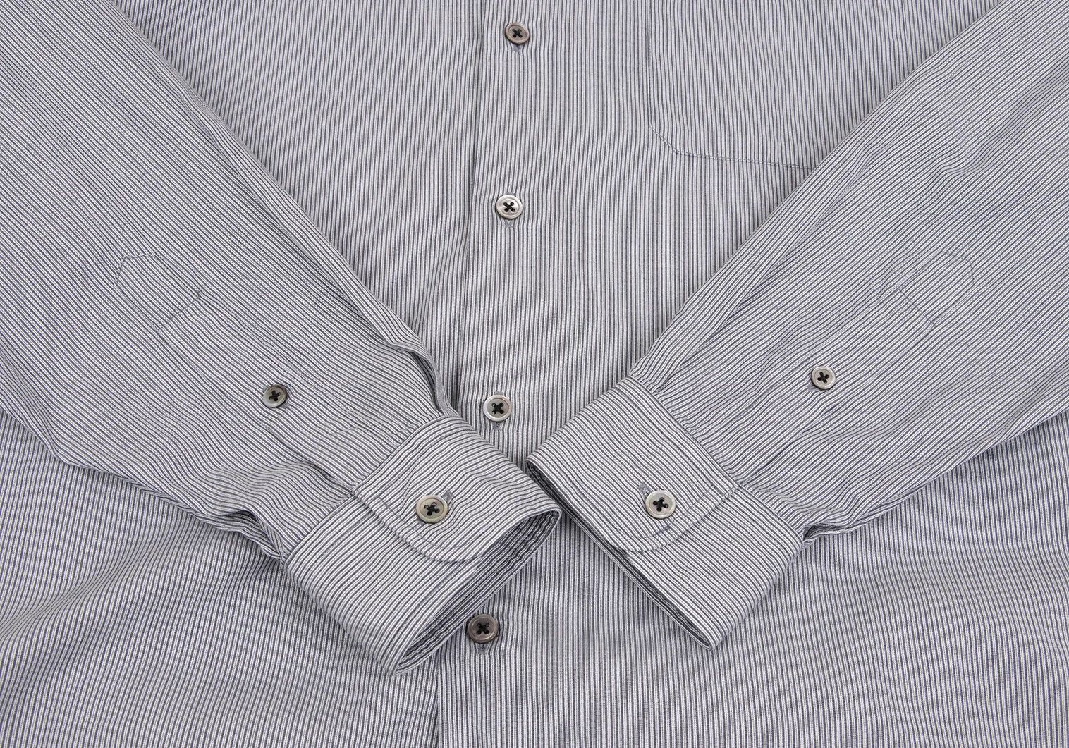 Yohji Yamamoto Yohji Yamamoto COSTUME D'HOMME Cotton Pinstripe Shirt Size US M / EU 48-50 / 2 - 8 Thumbnail