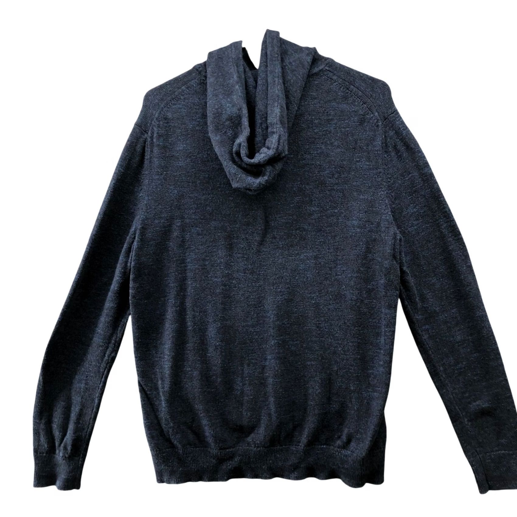 Banana Republic Banana Republic Hoodie Mens L Blue Knit Sweater Cotton Pullover Size US L / EU 52-54 / 3 - 2 Thumbnail