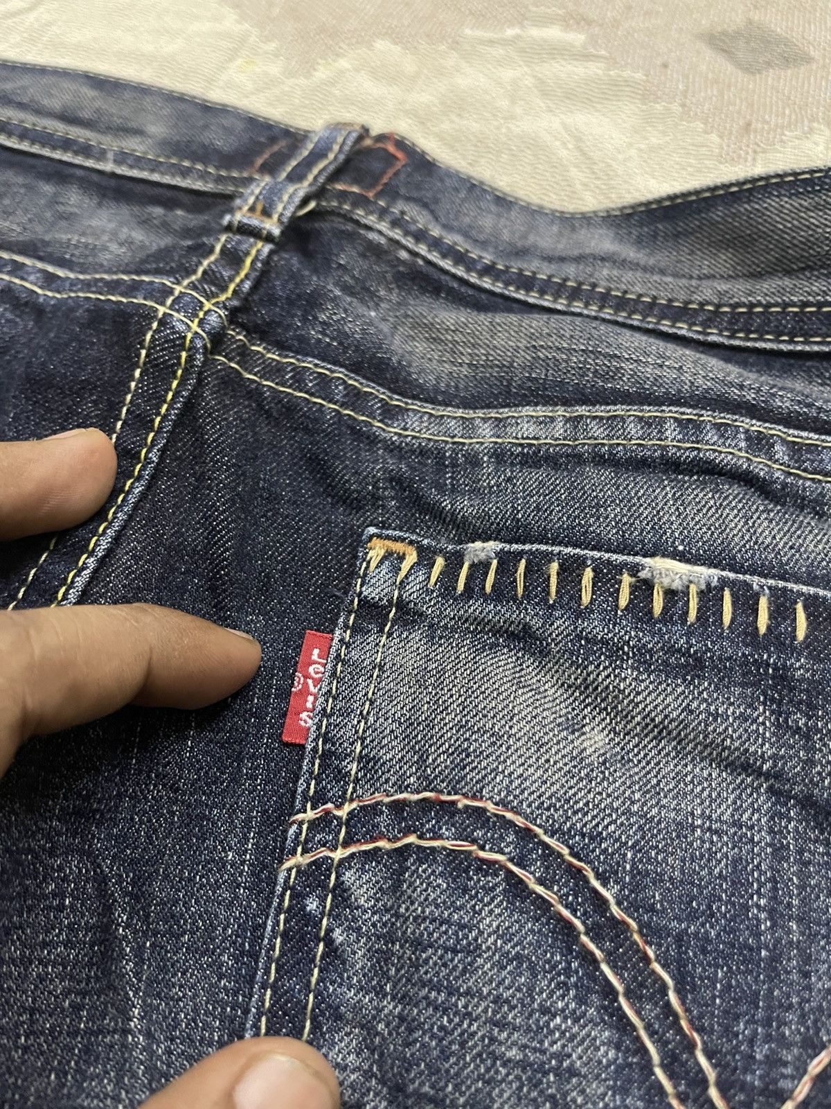 Levi's VINTAGE LEVIS REDLOOP J22 STRAIGHT CUT JEANS MADE IN JAPAN Size US 29 - 18 Thumbnail